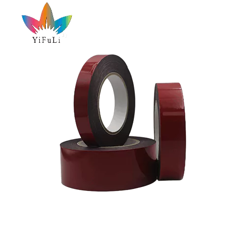 Double sided PE foam tape suitable for roof shock absorption