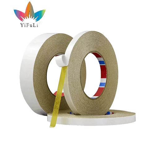 Doublesided tissue tape suitable for fixing logos