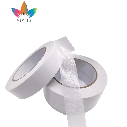 Doublesided nonwoven acrylic tape