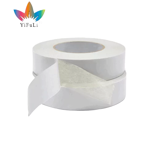 Slitting doublesided tissue tape