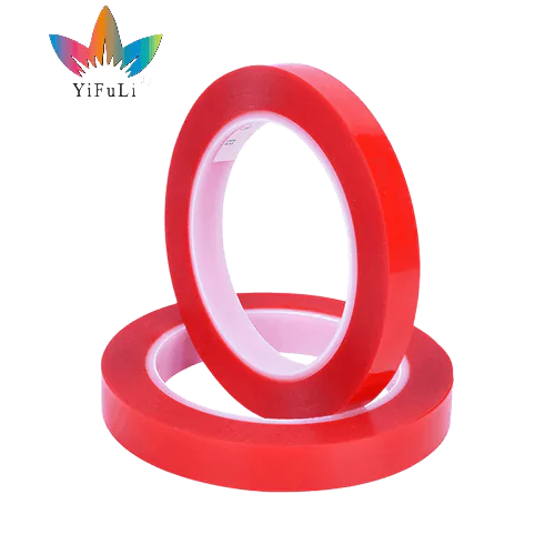 Double-sided polyester tape for bonding mobile phone accessories