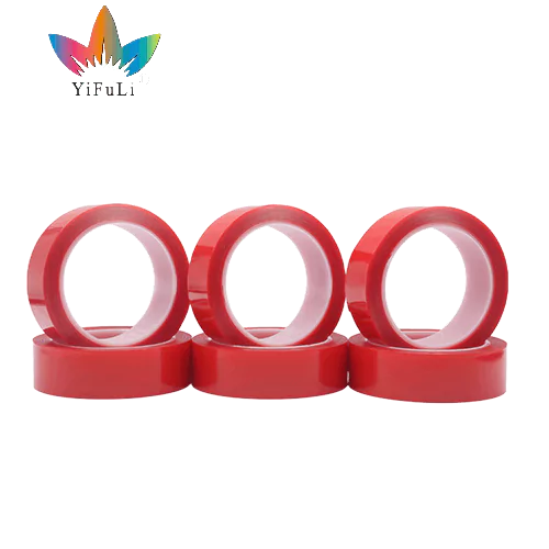 Transparent double-sided PET tape for bonding plastics