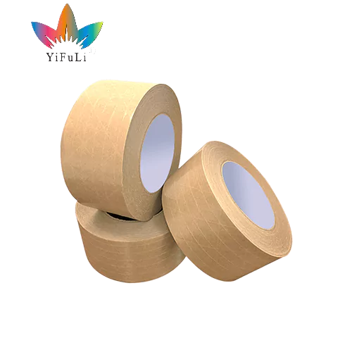 Kraft paper tape for closing cartons