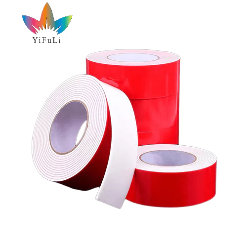 Foam tape suitable for assembling fixed cameras